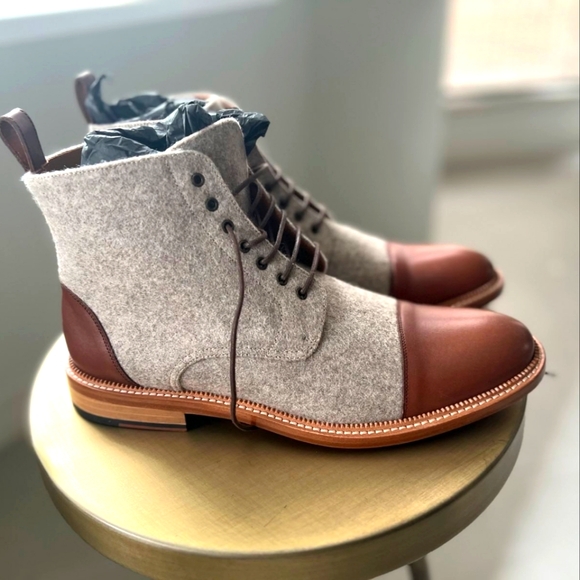 Taft Mens Jack boot in Grey and brown. EU size 42